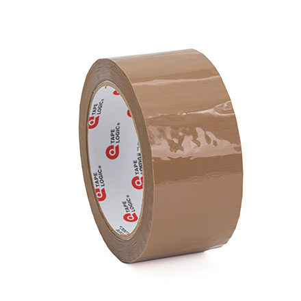 2" x 55 yds. Tan (6 Pack) Tape Logic<span class='rtm'>®</span> #53 PVC Natural Rubber Tape